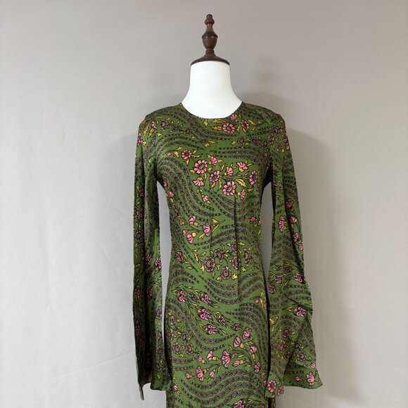 NWOT! Veronica Beard Gemma floral silk-blend maxi dress - Picture 6 of 12